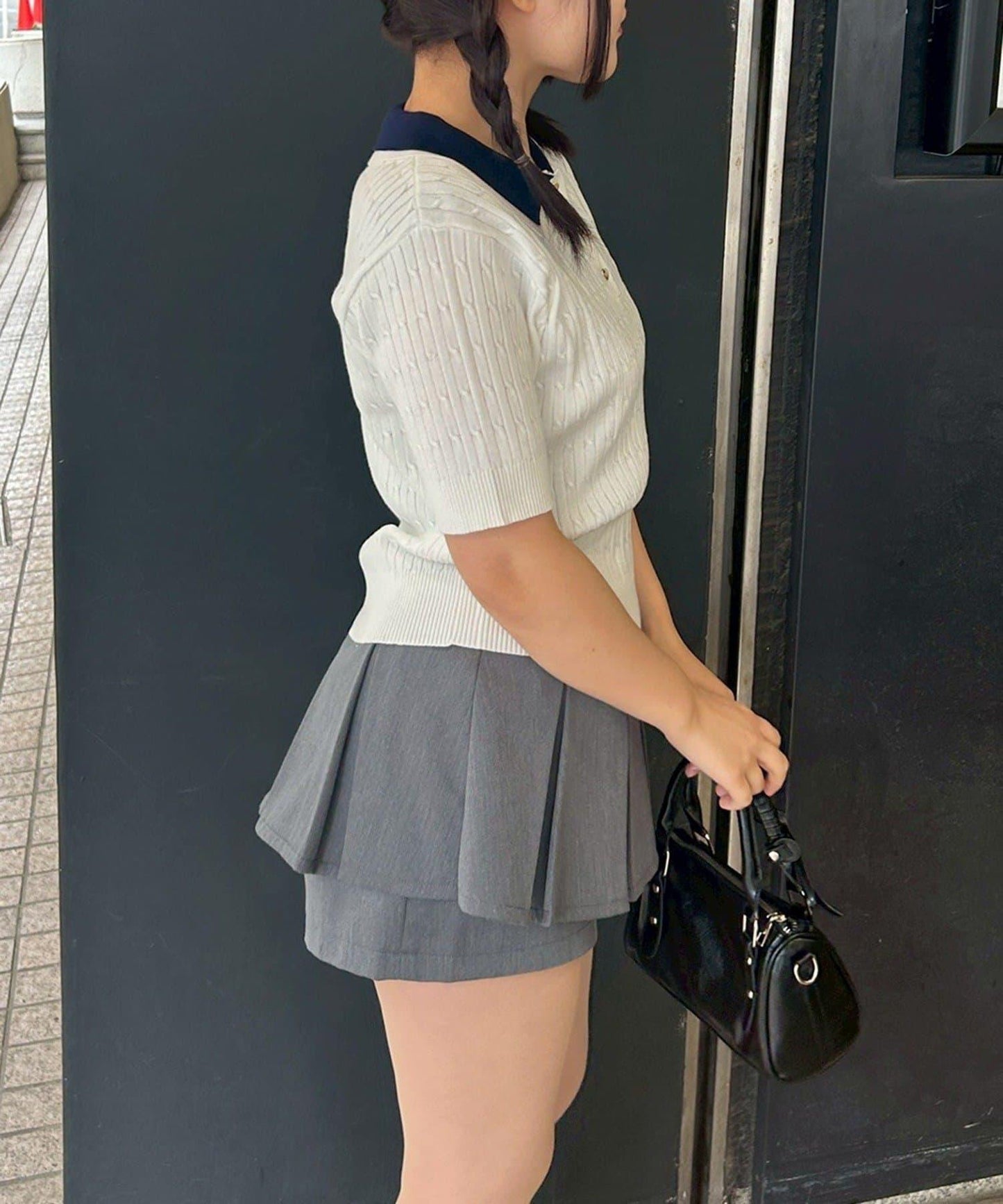 雙層領 織紋針織 POLO衫