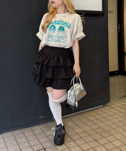 ANOTHER BRANCH 兔子針織帽圖案T恤