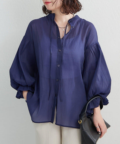 RMAF 開領 雙層袖 女式襯衫