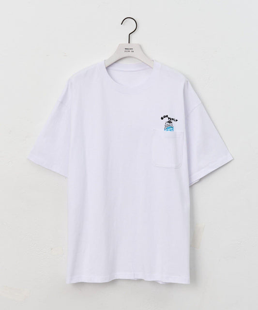 ConVenir 字符圖案口袋設計 TEE T恤