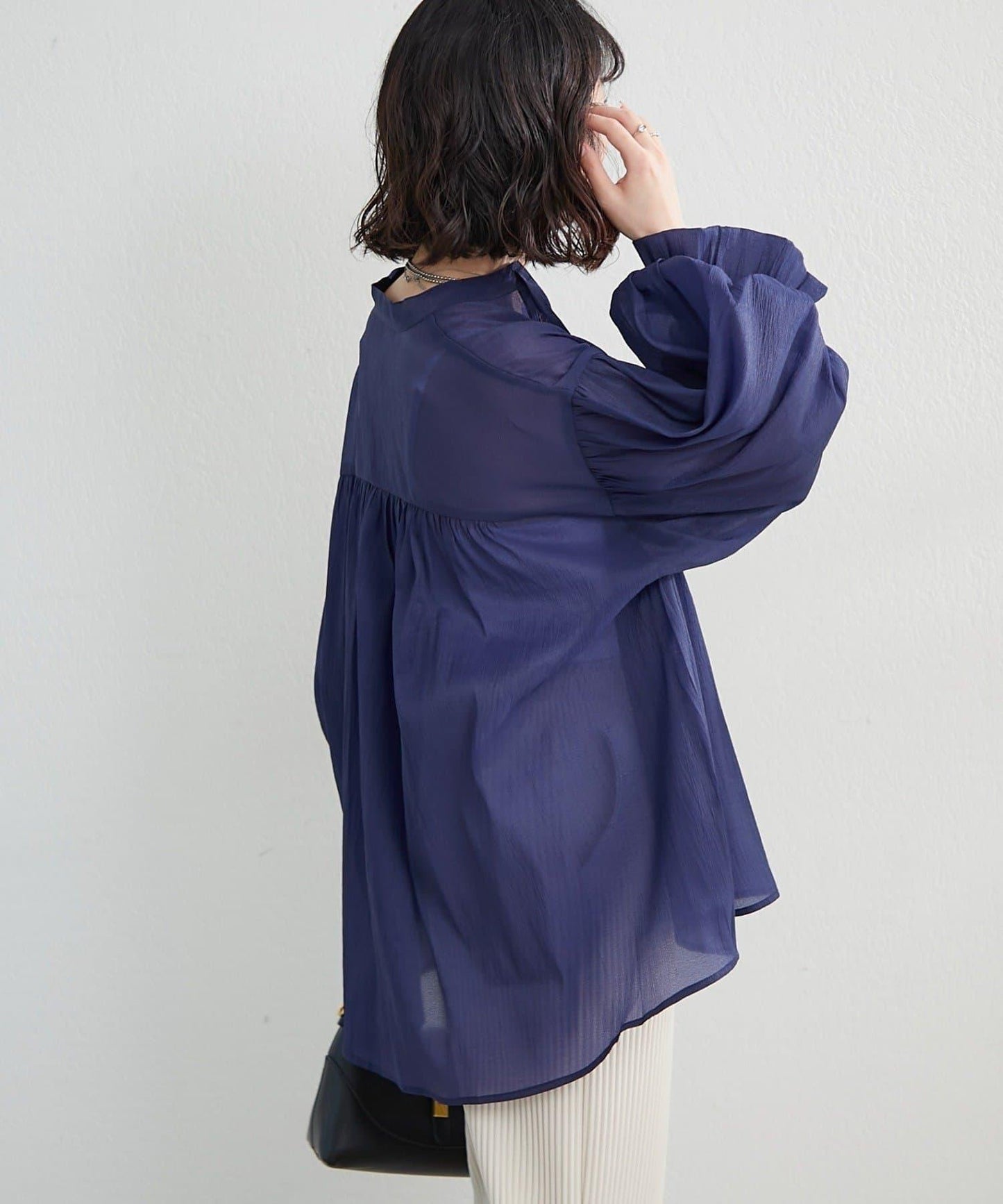 RMAF 開領 雙層袖 女式襯衫