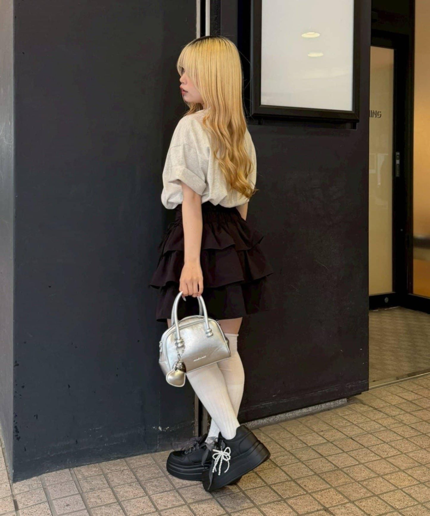 ANOTHER BRANCH 兔子針織帽圖案T恤