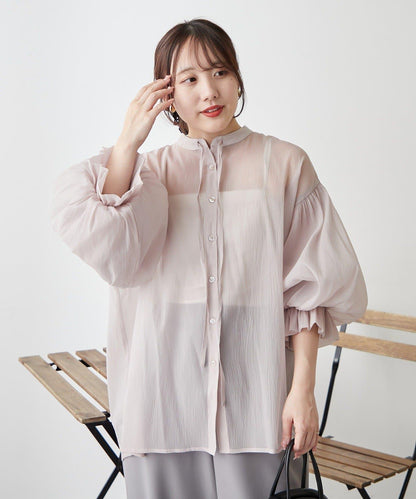 RMAF 開領 雙層袖 女式襯衫