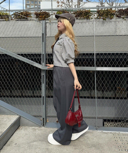 ANOTHER BRANCH 校園風附領帶襯衫