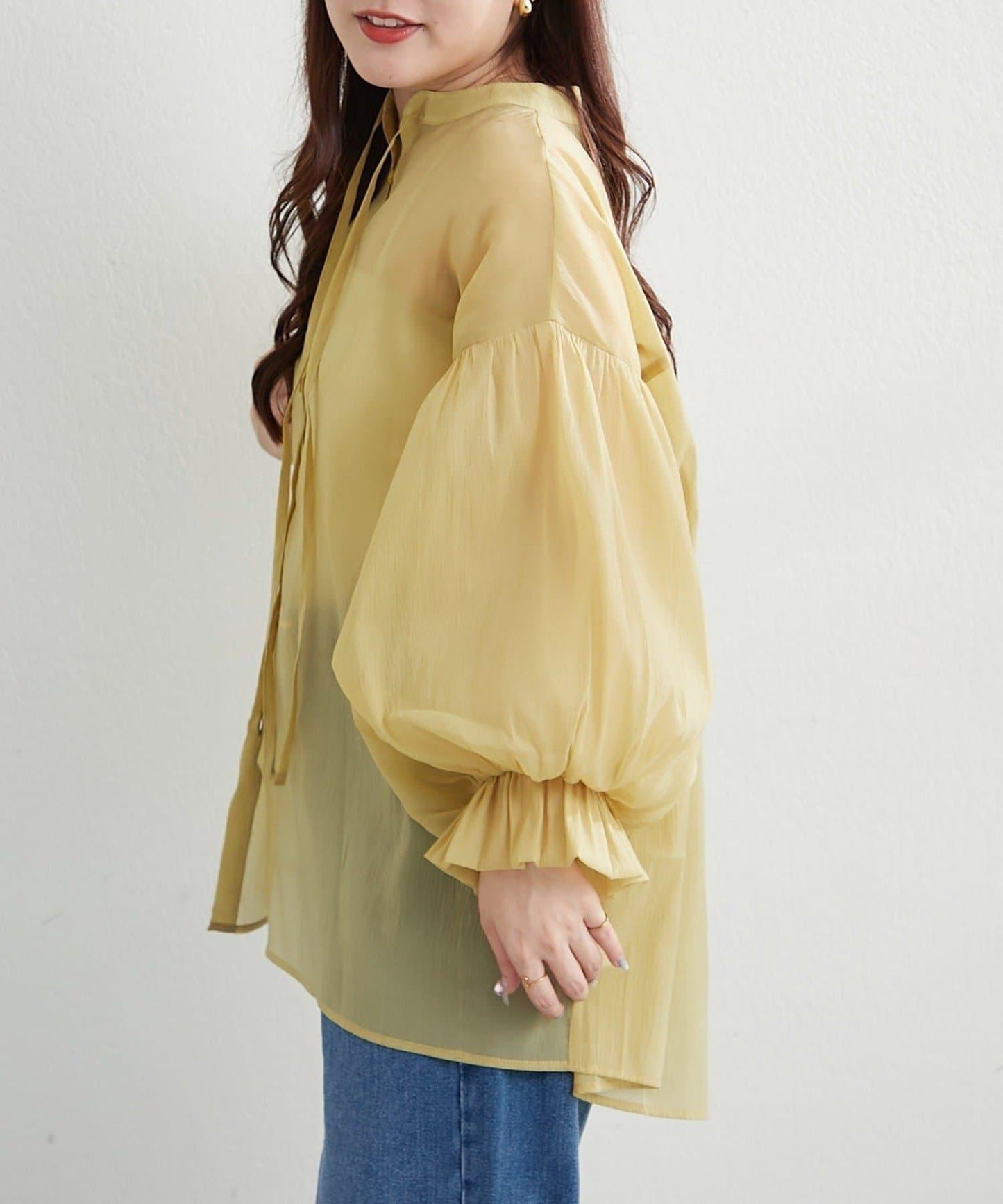 RMAF 開領 雙層袖 女式襯衫