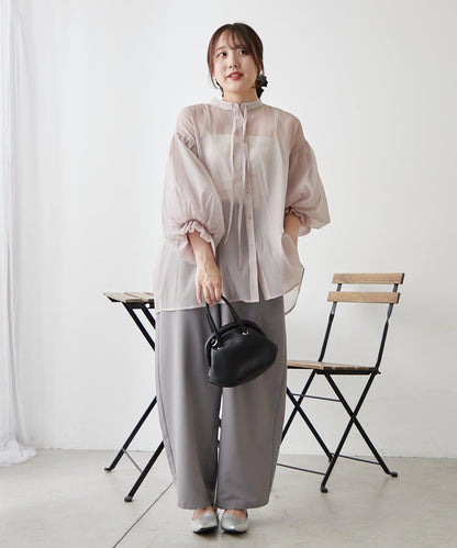 RMAF 開領 雙層袖 女式襯衫