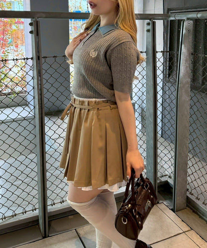 雙層領 織紋針織 POLO衫