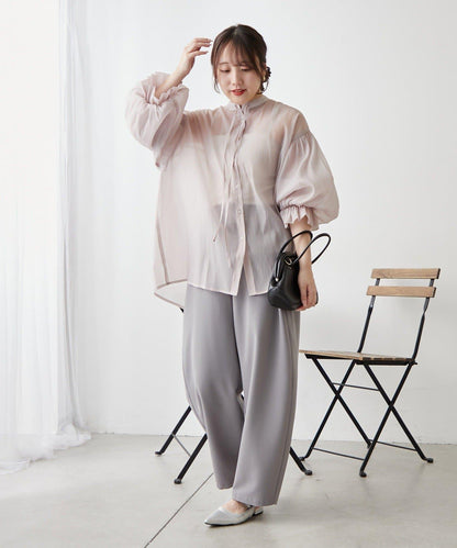 RMAF 開領 雙層袖 女式襯衫