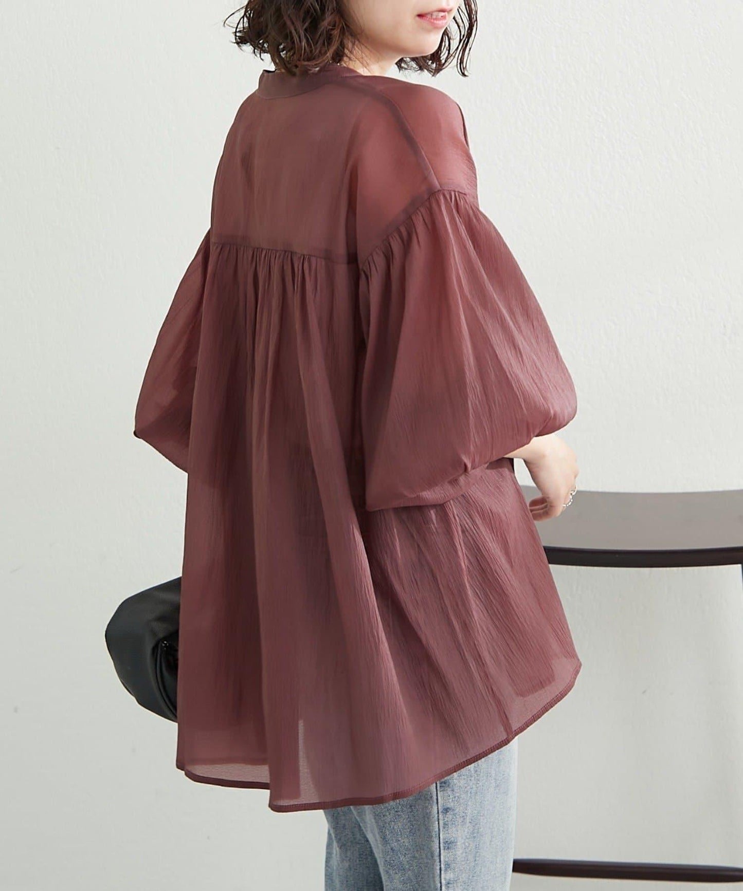 RMAF 開領 雙層袖 女式襯衫