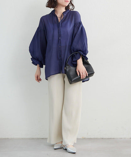 RMAF 開領 雙層袖 女式襯衫