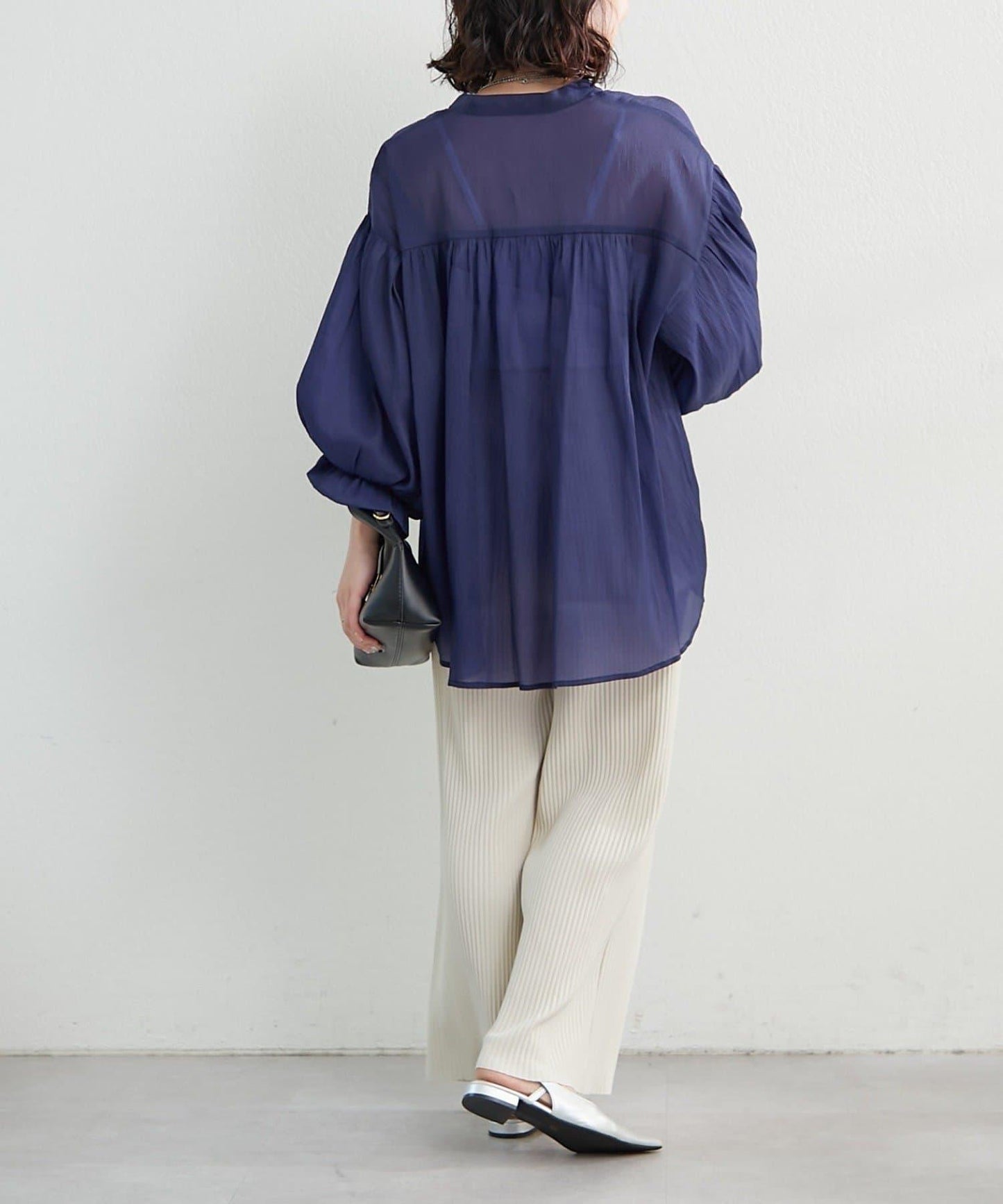 RMAF 開領 雙層袖 女式襯衫