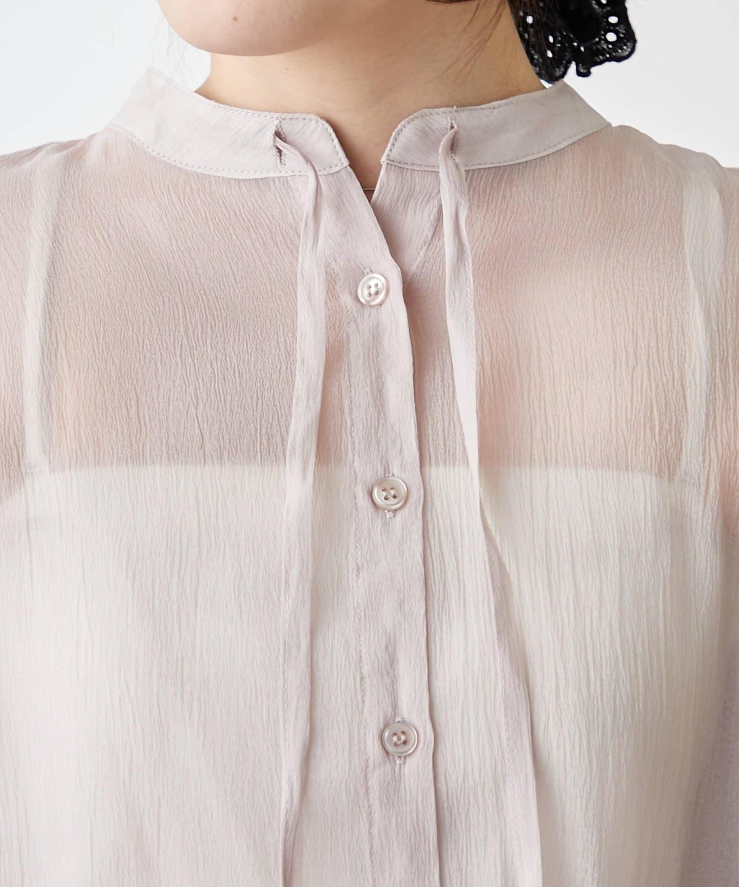 RMAF 開領 雙層袖 女式襯衫