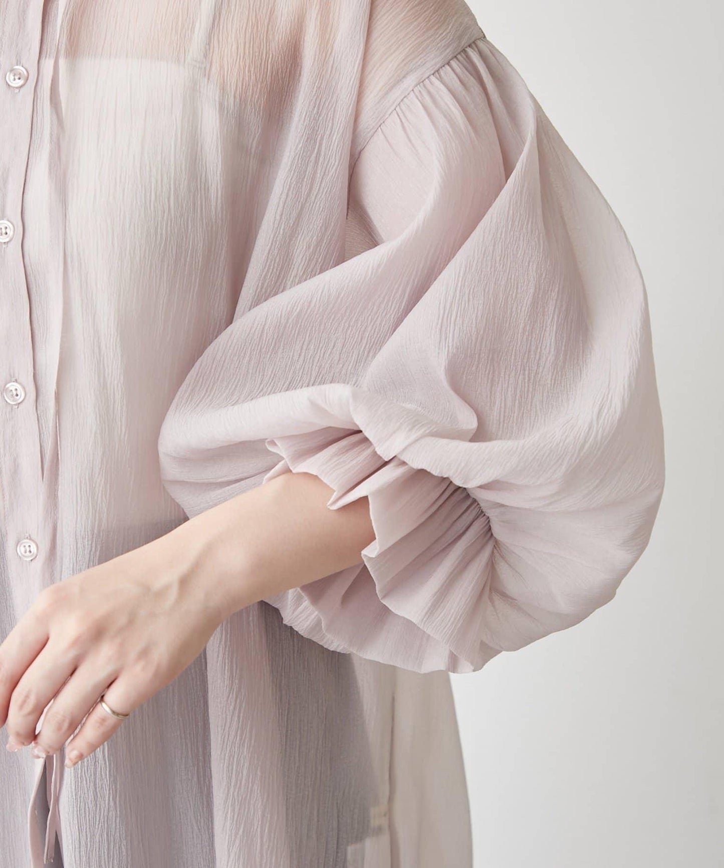 RMAF 開領 雙層袖 女式襯衫