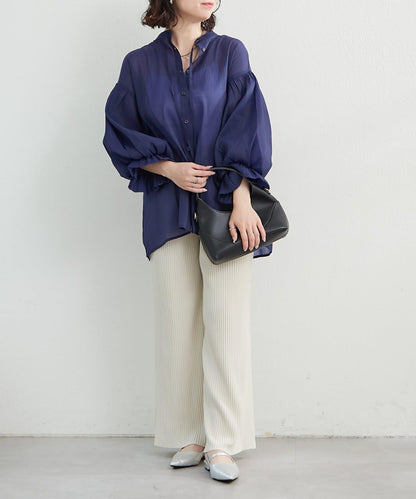 RMAF 開領 雙層袖 女式襯衫