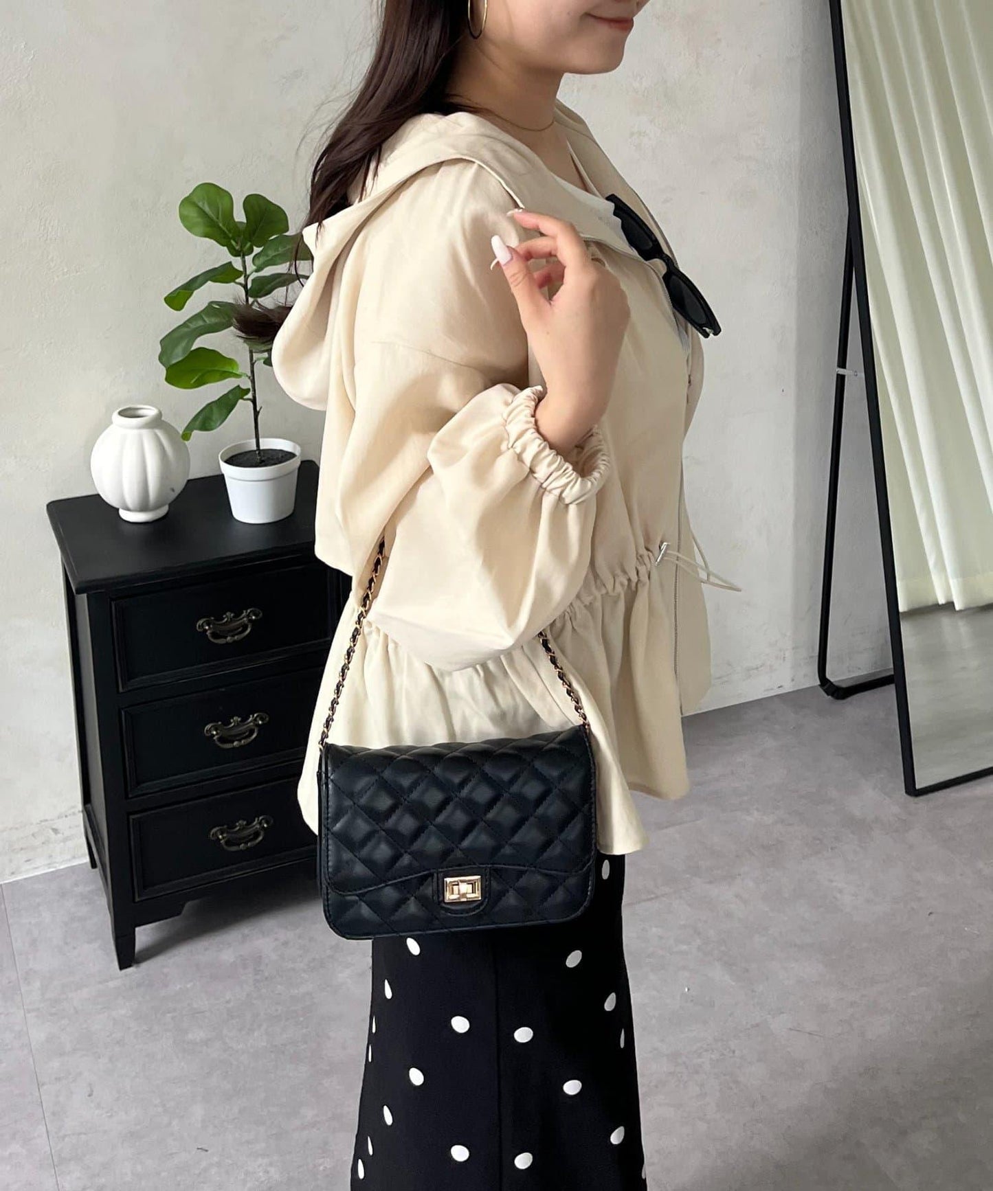 防曬 後背抽繩 荷葉擺 戶外風衣