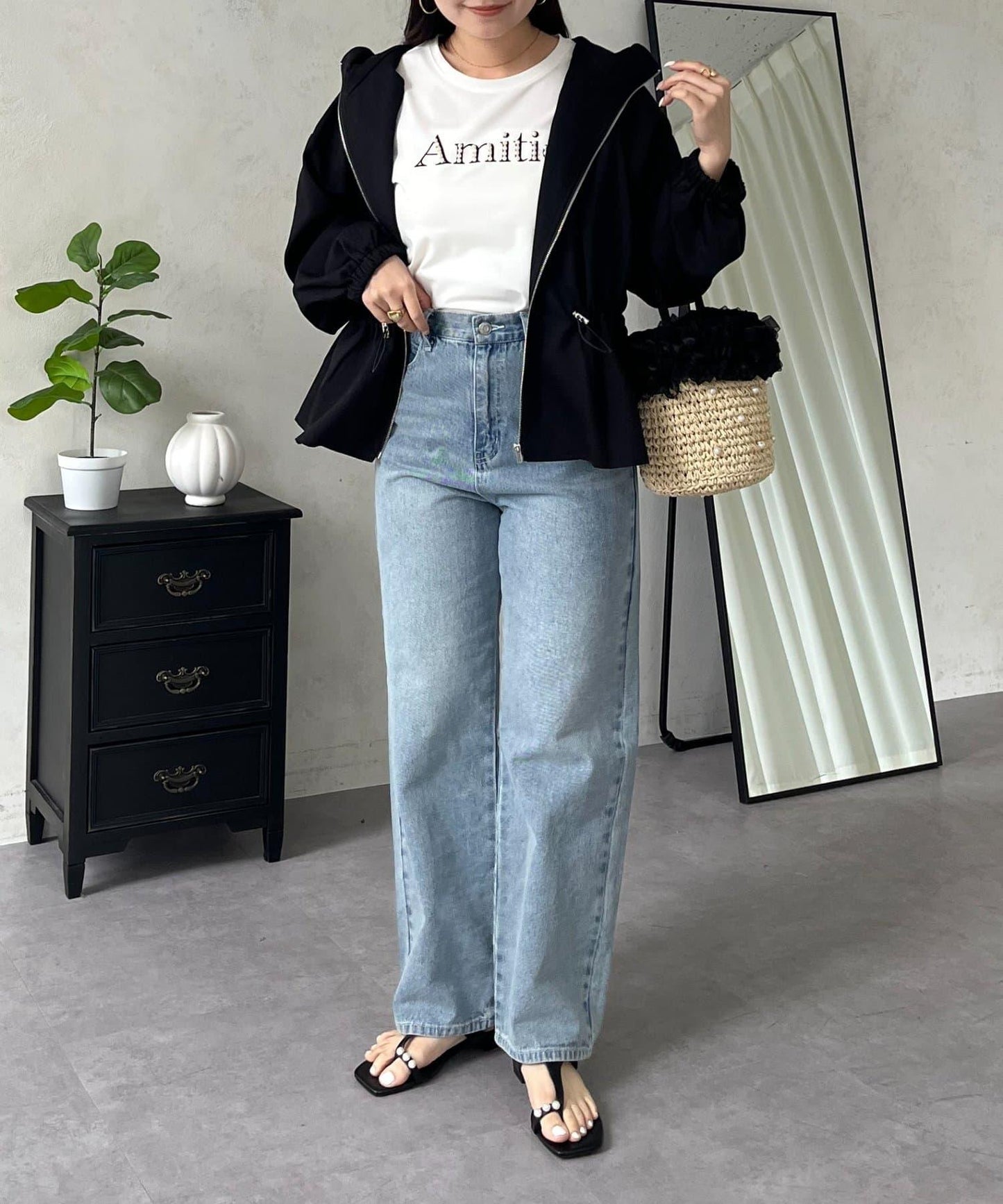 防曬 後背抽繩 荷葉擺 戶外風衣