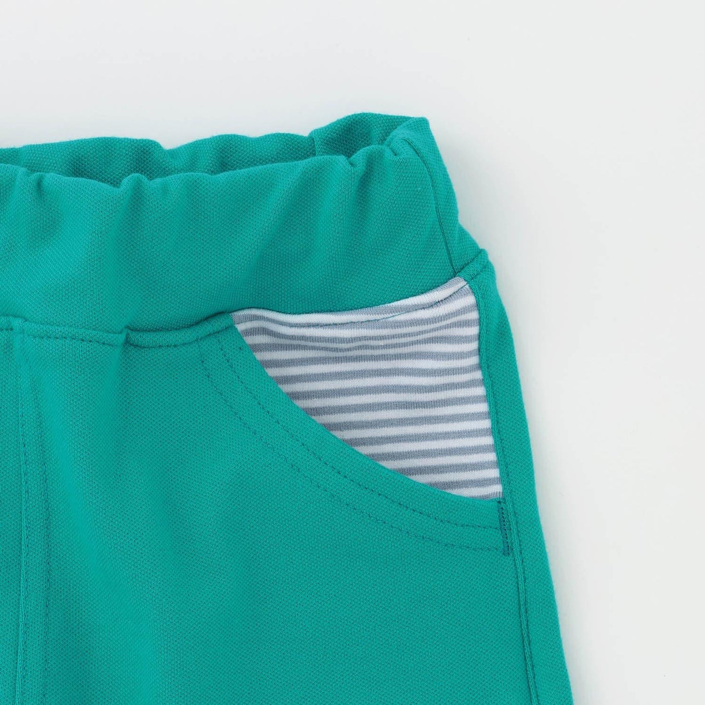 鯨魚圖案 六分丈 哈倫褲