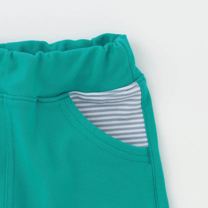 鯨魚圖案 六分丈 哈倫褲