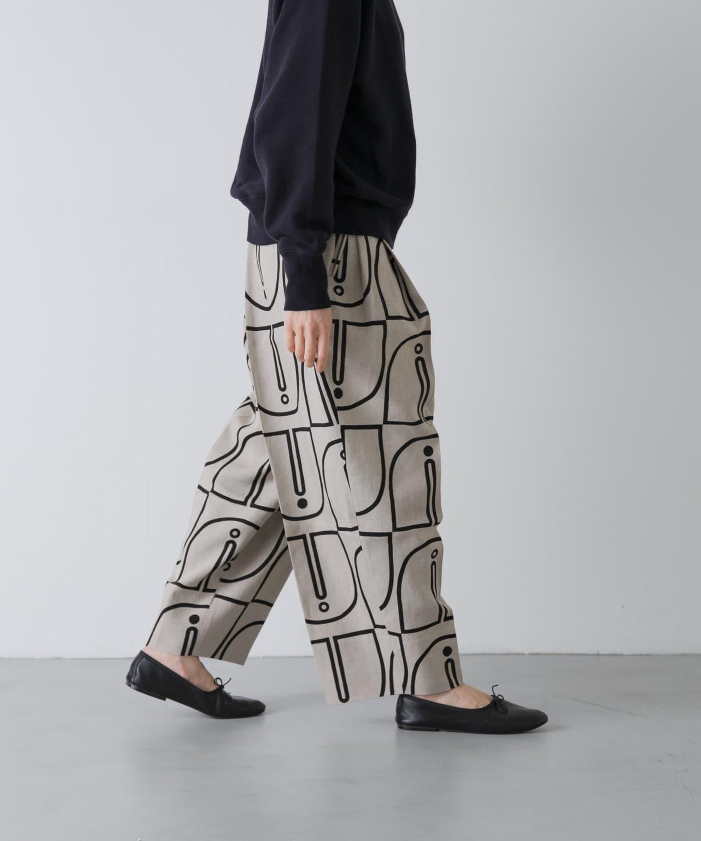 HAVERSACK 木磚印花 錐形 褲子