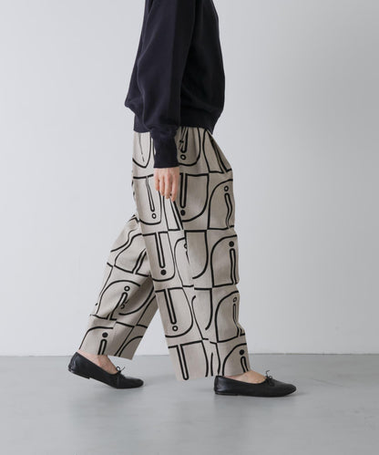 HAVERSACK 木磚印花 錐形 褲子