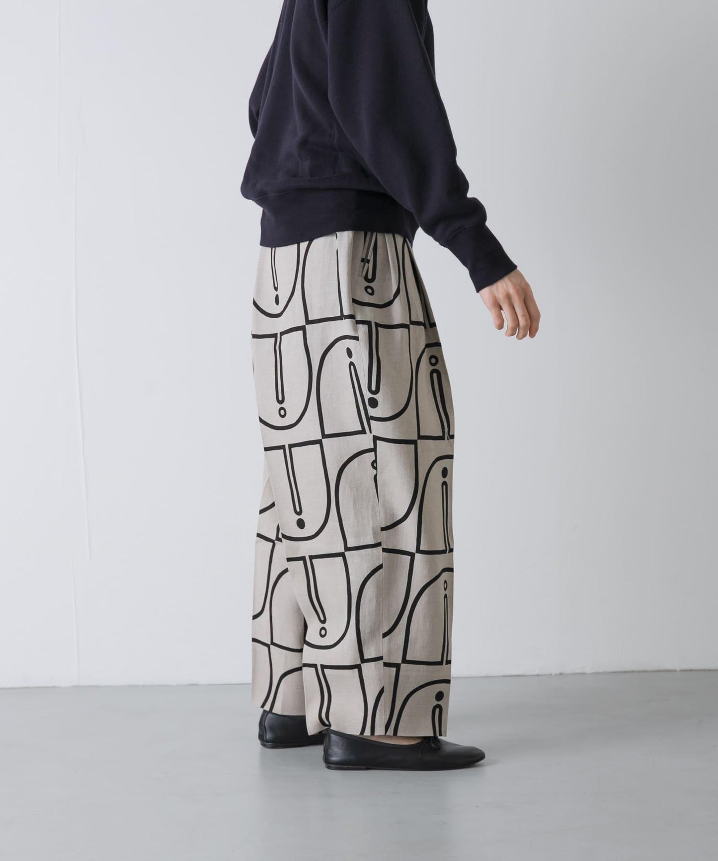 HAVERSACK 木磚印花 錐形 褲子