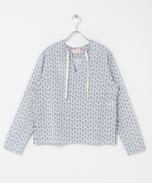 MEYAME COTTON PRINT BLOUSE