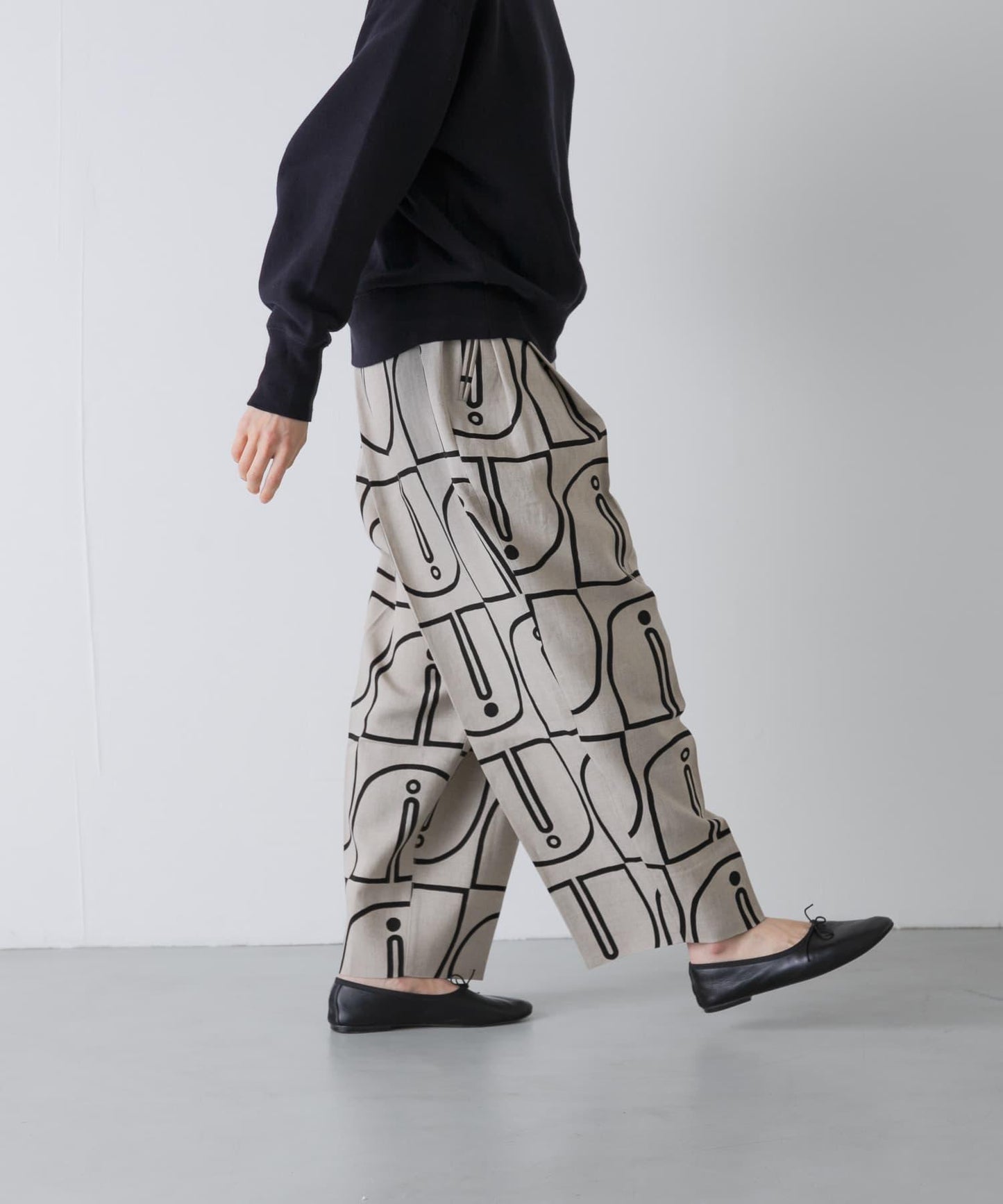 HAVERSACK 木磚印花 錐形 褲子