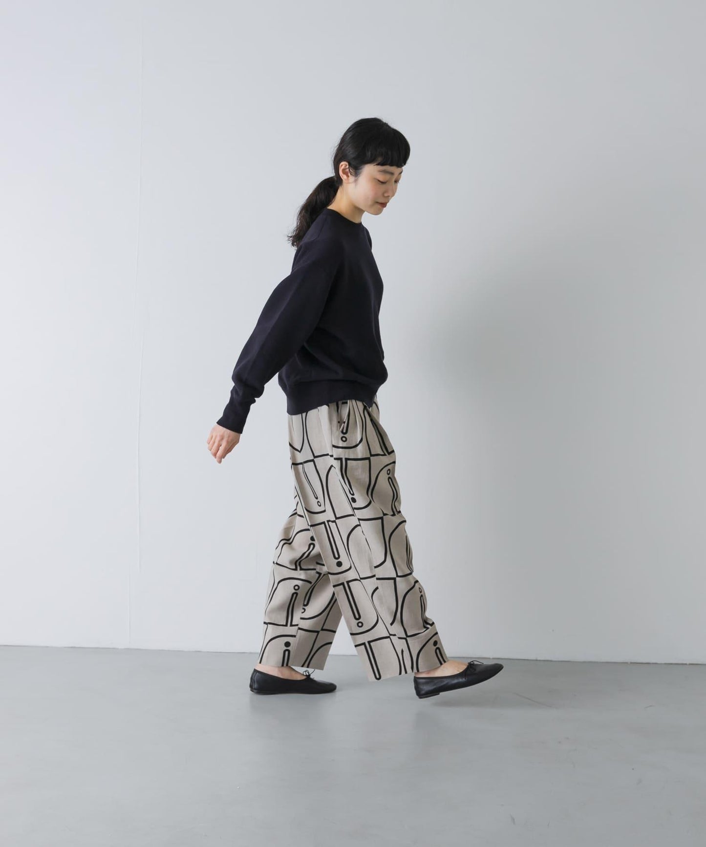 HAVERSACK 木磚印花 錐形 褲子