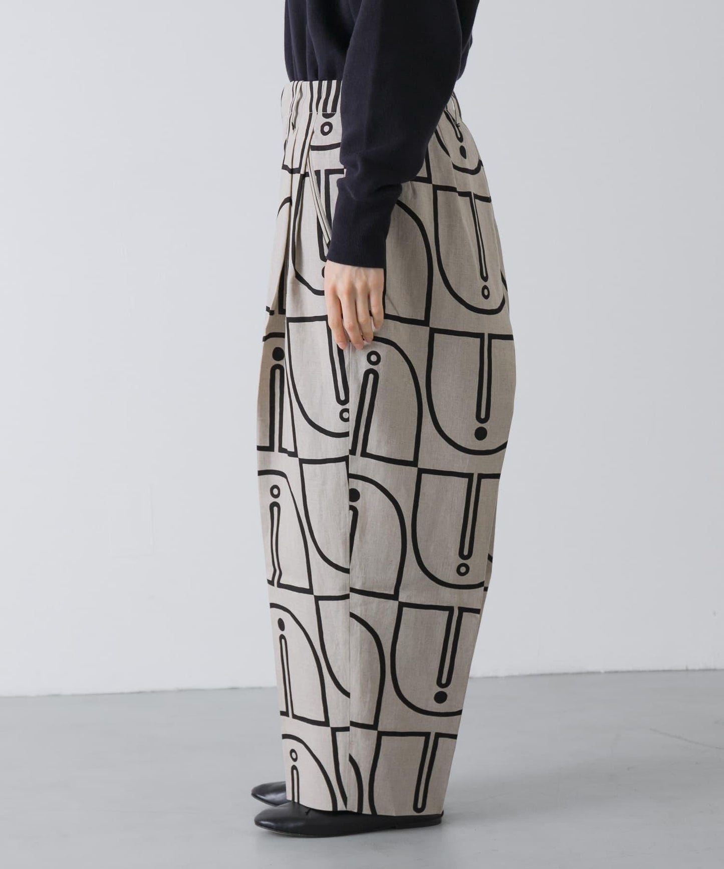 HAVERSACK 木磚印花 錐形 褲子