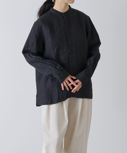 MITTAN 和紙大麻面料襯衫