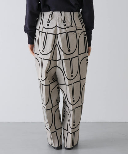 HAVERSACK 木磚印花 錐形 褲子