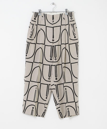 HAVERSACK 木磚印花 錐形 褲子