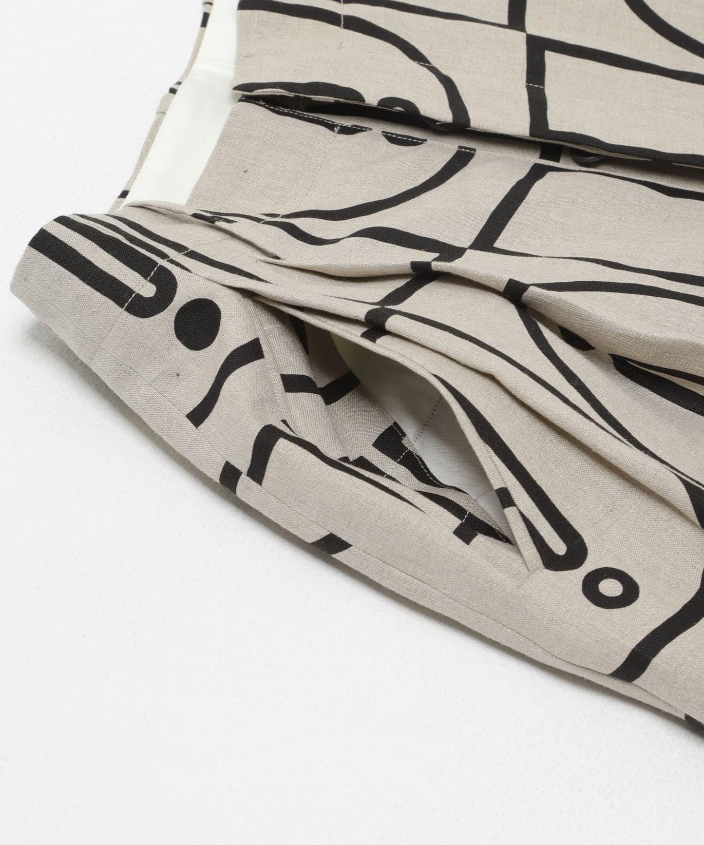 HAVERSACK 木磚印花 錐形 褲子