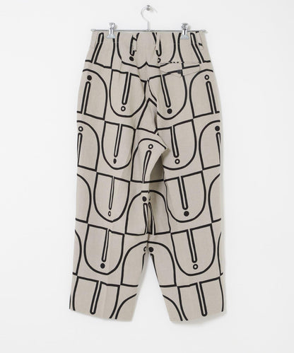 HAVERSACK 木磚印花 錐形 褲子