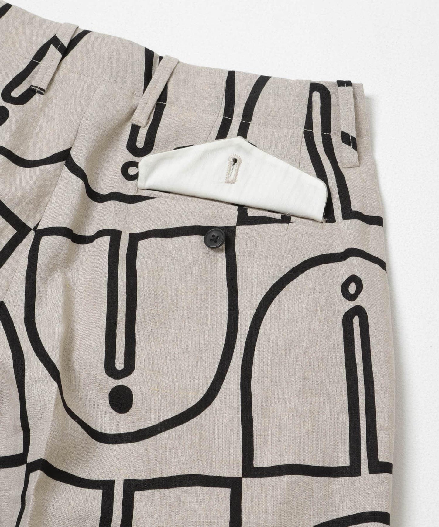 HAVERSACK 木磚印花 錐形 褲子