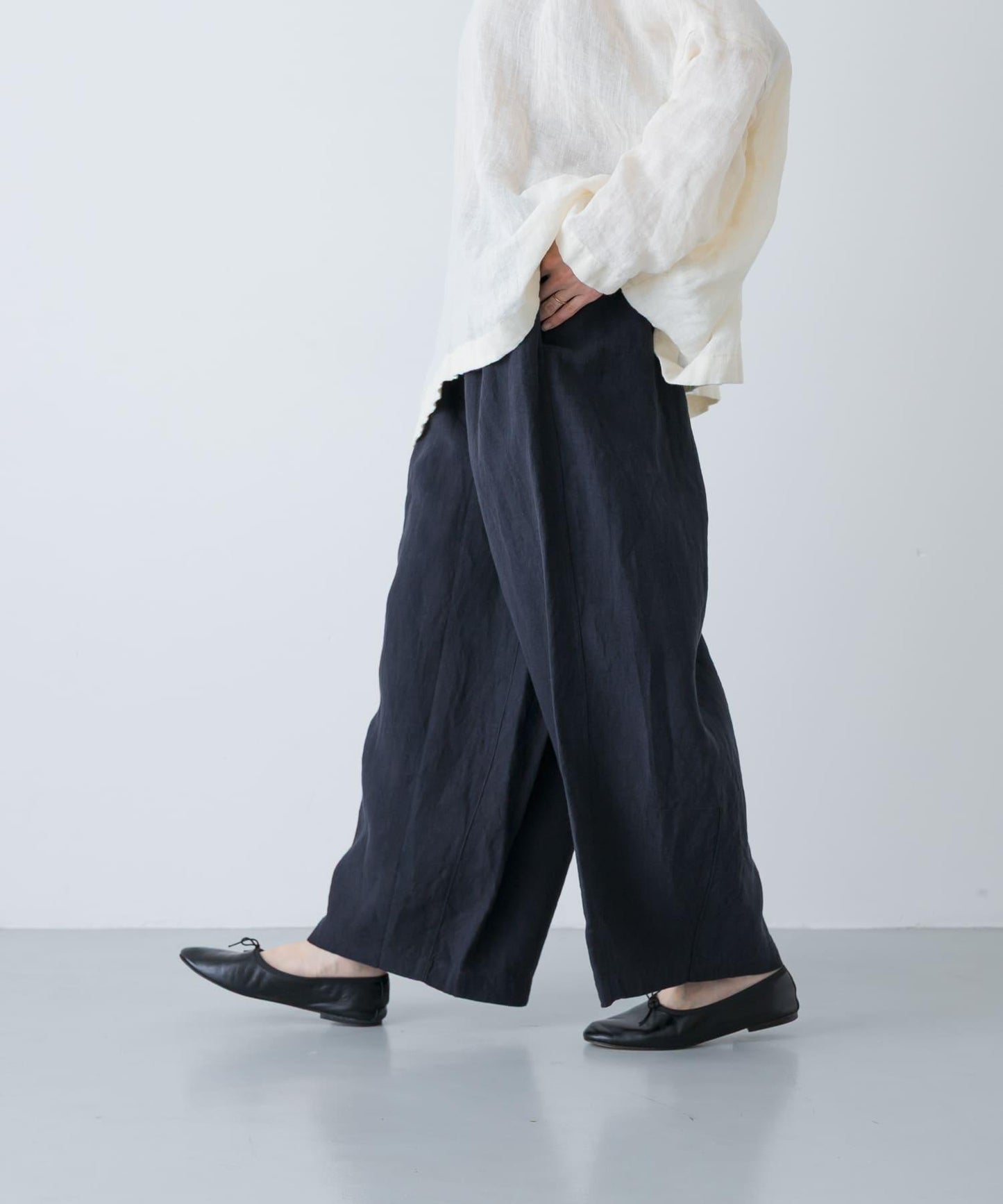 Vlas Blomme 抽褶設計 褲子