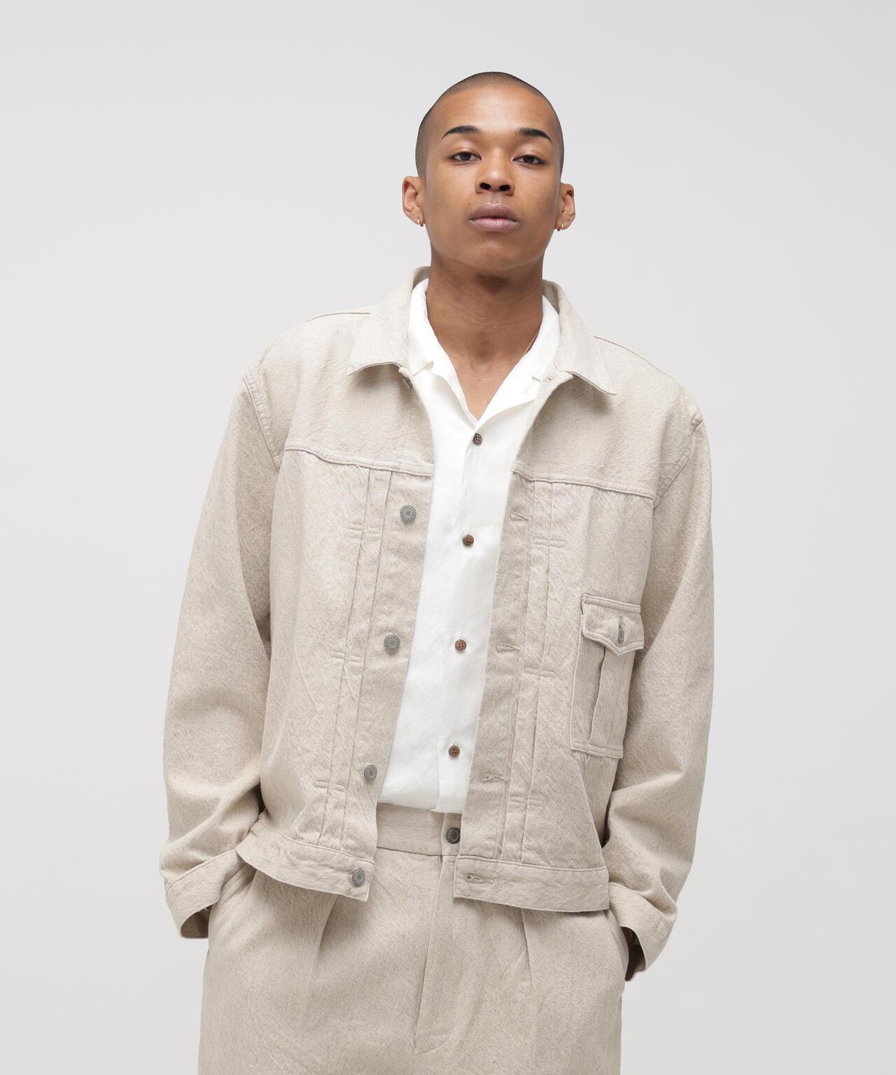 TFQP by HANDROOM 亞麻華達呢短款夾克 1st TYPE