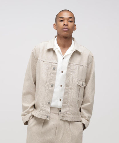 TFQP by HANDROOM 亞麻華達呢短款夾克 1st TYPE