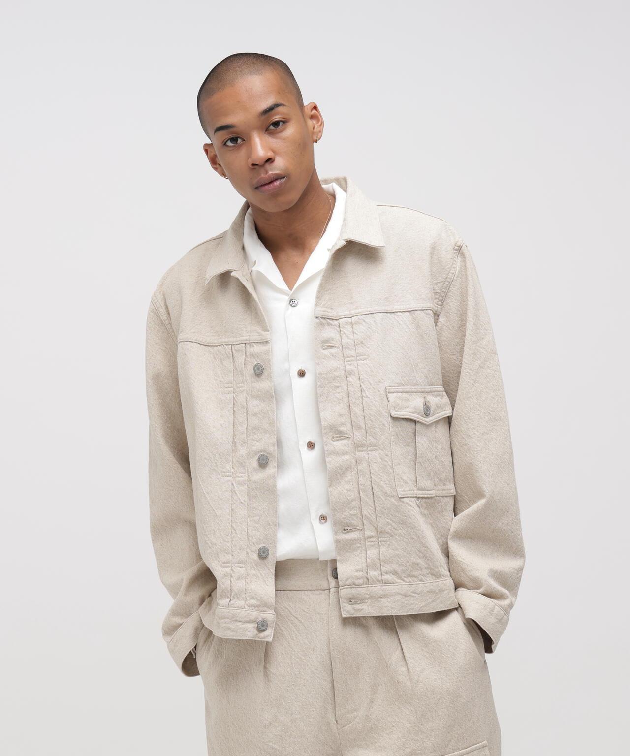 TFQP by HANDROOM 亞麻華達呢短款夾克 1st TYPE