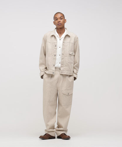 TFQP by HANDROOM 亞麻華達呢短款夾克 1st TYPE