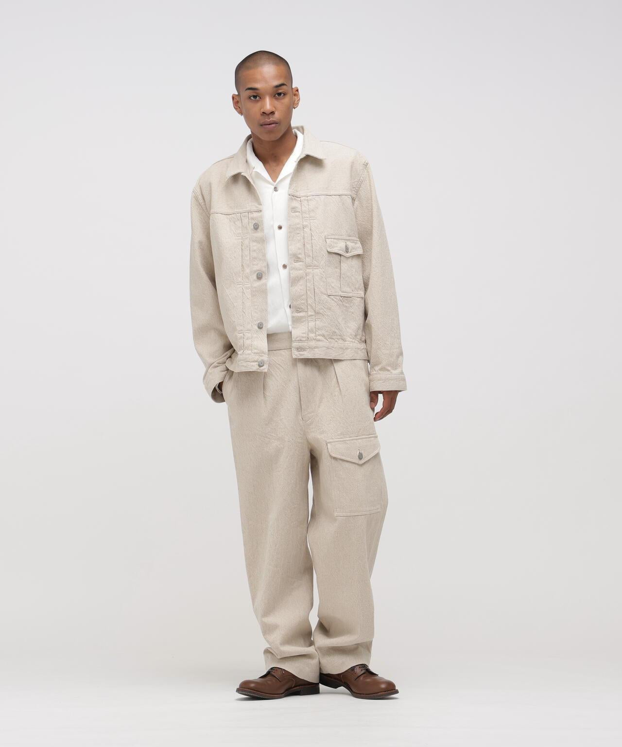 TFQP by HANDROOM 亞麻華達呢短款夾克 1st TYPE