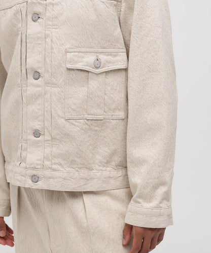 TFQP by HANDROOM 亞麻華達呢短款夾克 1st TYPE