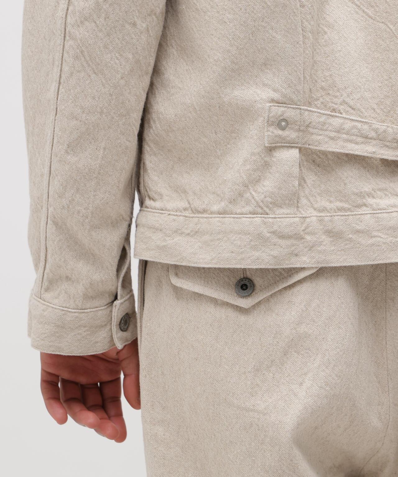 TFQP by HANDROOM 亞麻華達呢短款夾克 1st TYPE