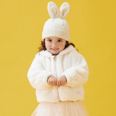 毛絨拉鍊短外套 Kids款