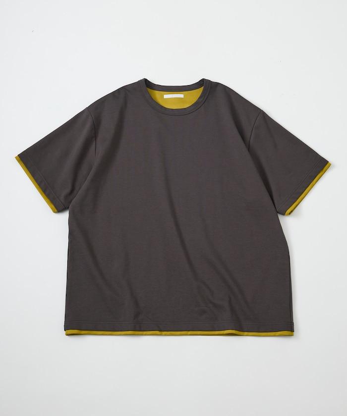 可雙面穿寬鬆版 配色設計 空氣層短袖T恤