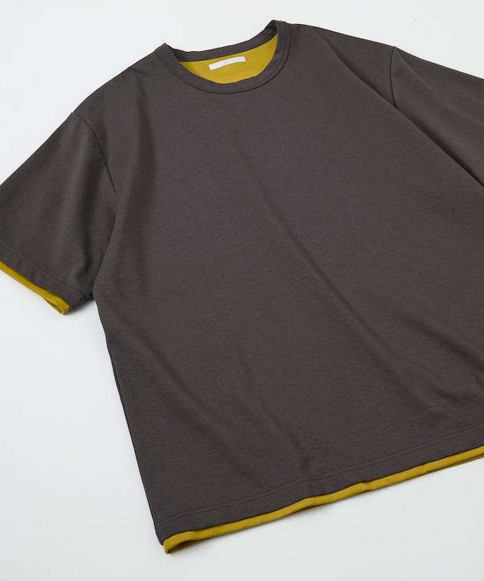 可雙面穿寬鬆版 配色設計 空氣層短袖T恤