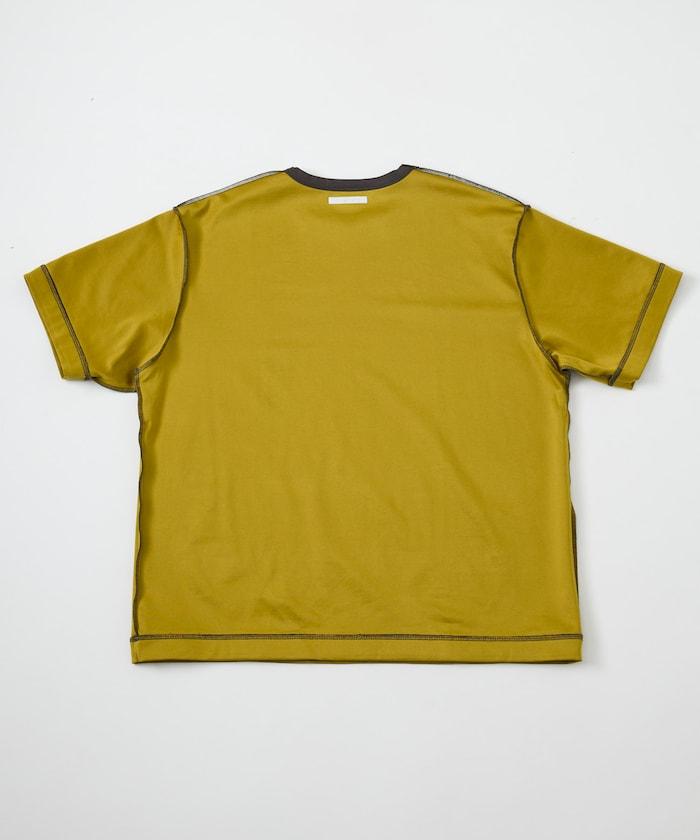 可雙面穿寬鬆版 配色設計 空氣層短袖T恤