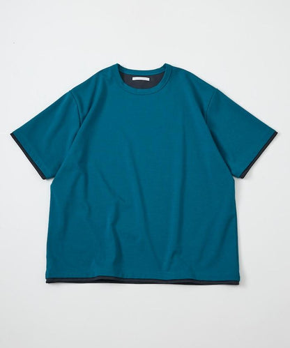 可雙面穿寬鬆版 配色設計 空氣層短袖T恤