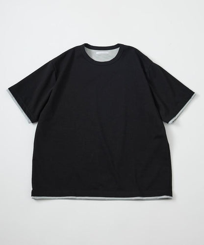 可雙面穿寬鬆版 配色設計 空氣層短袖T恤