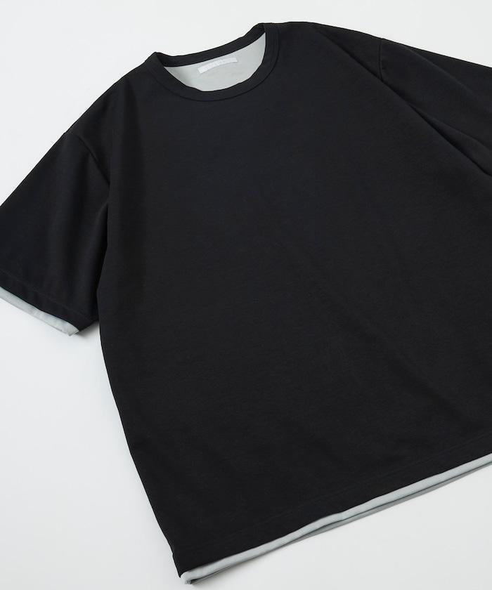 可雙面穿寬鬆版 配色設計 空氣層短袖T恤